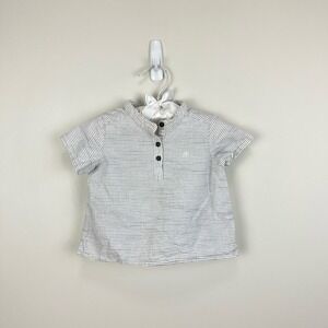 Bonpoint Short Sleeve Cesari Shirt 12 Months
